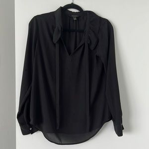 Banana republic ruffle blouse
